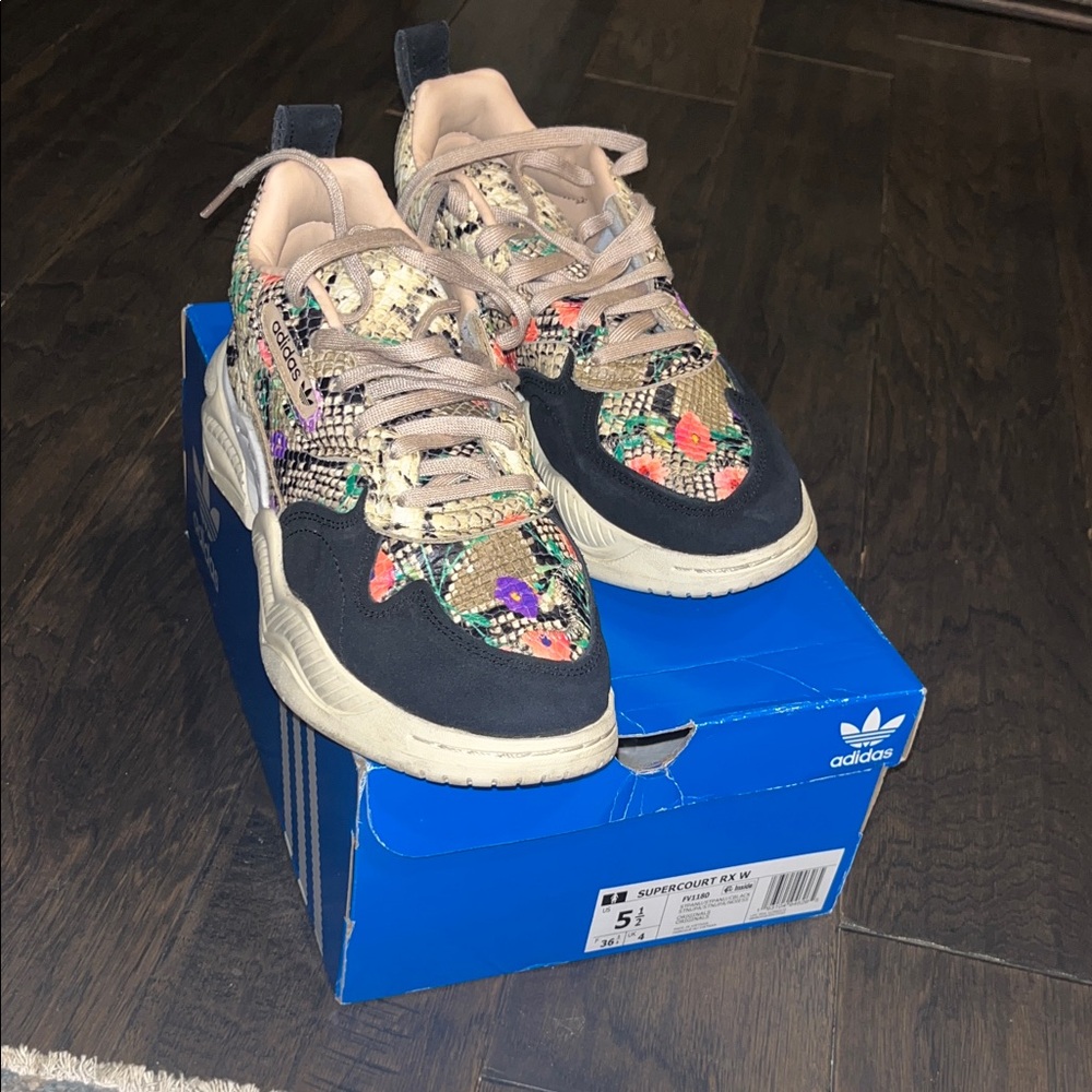 Adidas Colorful Patchwork Sneakers - image 1